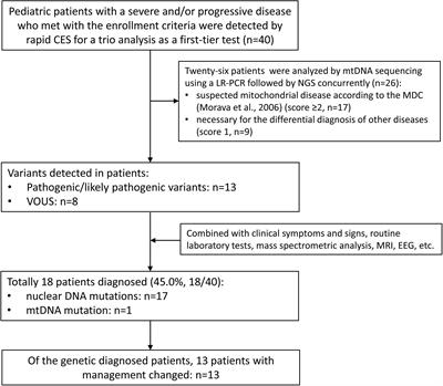 Clinical Utility of Rapid Exome Sequencing Combined With Mitochondrial DNA Sequencing in Critically Ill Pediatric Patients With Suspected Genetic Disorders